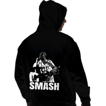 Load image into Gallery viewer, Shirts Pullover Hoodies, Unisex / Small / Black SMASH
