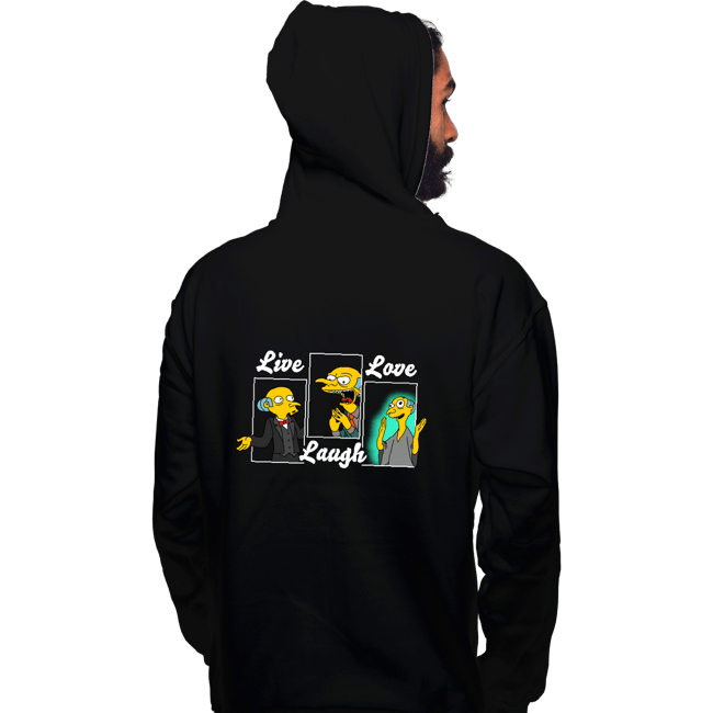 Daily_Deal_Shirts Pullover Hoodies, Unisex / Small / Black Live, Laugh, I Bring You Love