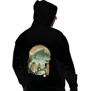 Shirts Zippered Hoodies, Unisex / Small / Black Dragonzord Ukiyoe