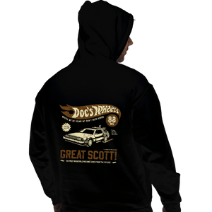 Daily_Deal_Shirts Pullover Hoodies, Unisex / Small / Black Doc's Wheels