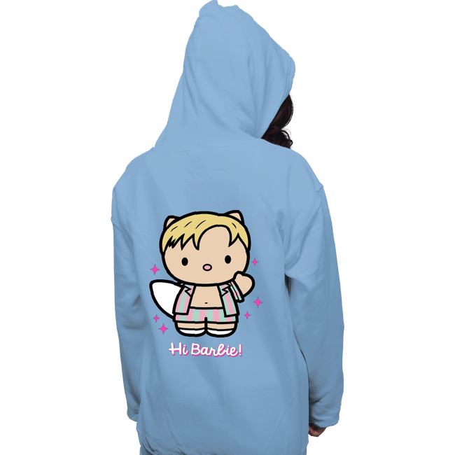 Daily_Deal_Shirts Pullover Hoodies, Unisex / Small / Royal Blue Waving Doll
