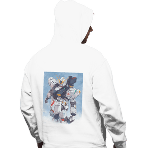 Shirts Pullover Hoodies, Unisex / Small / White Nu Watercolor