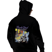 Load image into Gallery viewer, Shirts Pullover Hoodies, Unisex / Small / Black Purple Cloud
