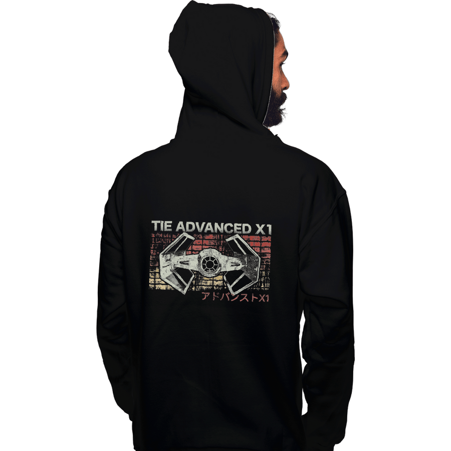 Shirts Pullover Hoodies, Unisex / Small / Black Retro Tie Fighter