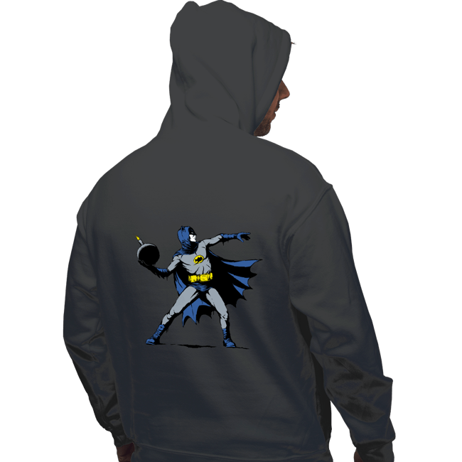 Daily_Deal_Shirts Pullover Hoodies, Unisex / Small / Charcoal Batsy