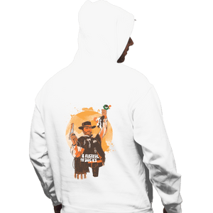 Shirts Zippered Hoodies, Unisex / Small / White A Fistful Of Ducks