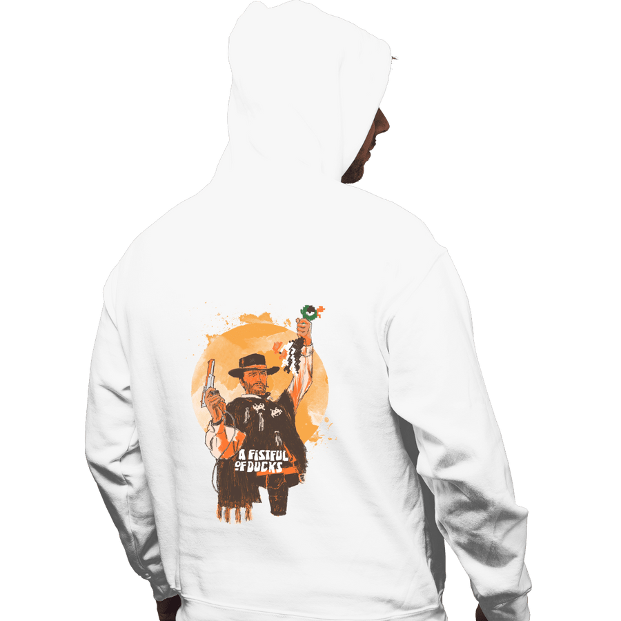 Shirts Zippered Hoodies, Unisex / Small / White A Fistful Of Ducks