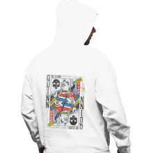 Load image into Gallery viewer, Shirts Pullover Hoodies, Unisex / Small / White Quinn of Clubs

