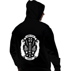 Shirts Pullover Hoodies, Unisex / Small / Black Zombie Attack Survivor