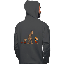 Load image into Gallery viewer, Shirts Pullover Hoodies, Unisex / Small / Charcoal Galactic Evolution
