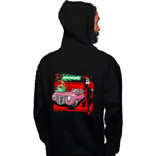 Shirts Pullover Hoodies, Unisex / Small / Black Crazy Partners