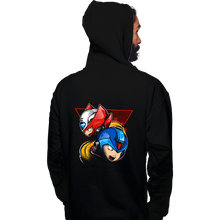 Load image into Gallery viewer, Shirts Pullover Hoodies, Unisex / Small / Black X vs Z
