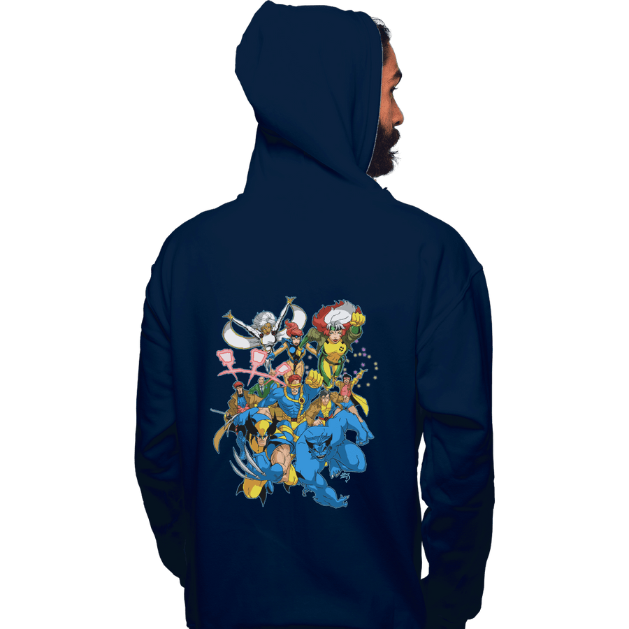 Shirts Pullover Hoodies, Unisex / Small / Navy 90s Mutants