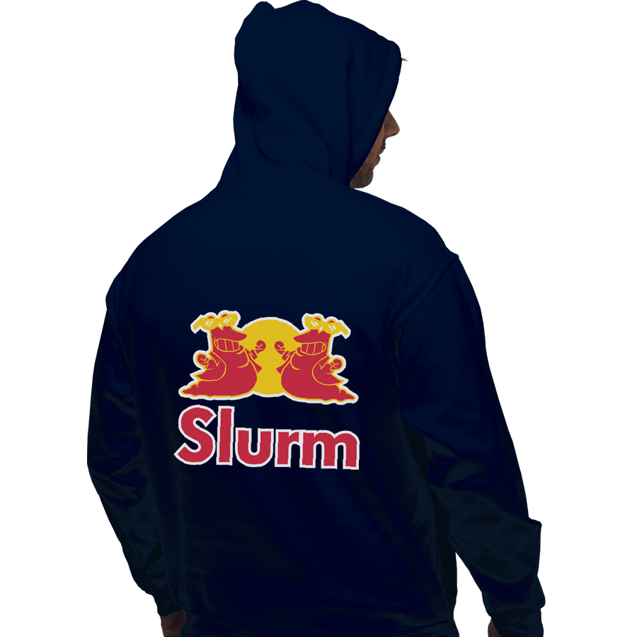 Shirts Zippered Hoodies, Unisex / Small / Navy Slurm Energy Drink