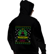 Load image into Gallery viewer, Daily_Deal_Shirts Pullover Hoodies, Unisex / Small / Black Nakatomi Party Sweater &#39;88
