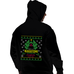 Daily_Deal_Shirts Pullover Hoodies, Unisex / Small / Black Nakatomi Party Sweater '88