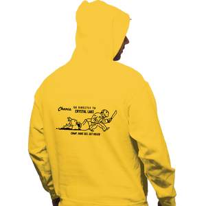 Daily_Deal_Shirts Pullover Hoodies, Unisex / Small / Gold Go To Camp Crystal Lake