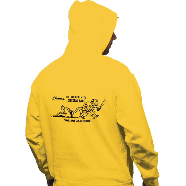 Daily_Deal_Shirts Pullover Hoodies, Unisex / Small / Gold Go To Camp Crystal Lake