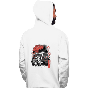 Daily_Deal_Shirts Pullover Hoodies, Unisex / Small / White Sumie To The Past