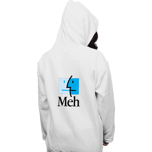 Daily_Deal_Shirts Pullover Hoodies, Unisex / Small / White Meh
