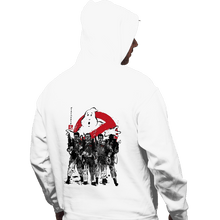 Load image into Gallery viewer, Daily_Deal_Shirts Pullover Hoodies, Unisex / Small / White Ghostbusters Sumi-e
