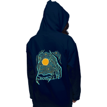 Load image into Gallery viewer, Shirts Pullover Hoodies, Unisex / Small / Navy Starry Dogs
