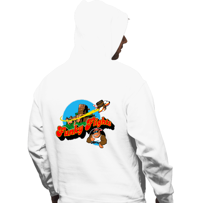 Shirts Pullover Hoodies, Unisex / Small / White Funky Flights