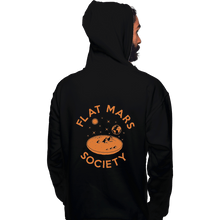 Load image into Gallery viewer, Shirts Zippered Hoodies, Unisex / Small / Black Flat Mars Society

