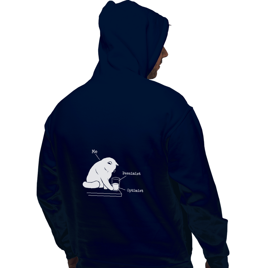 Shirts Zippered Hoodies, Unisex / Small / Navy Glass Graphic