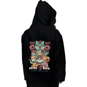 Shirts Pullover Hoodies, Unisex / Small / Black Smash Cats