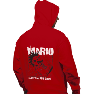 Shirts Pullover Hoodies, Unisex / Small / Red Give 'Em The Shoe