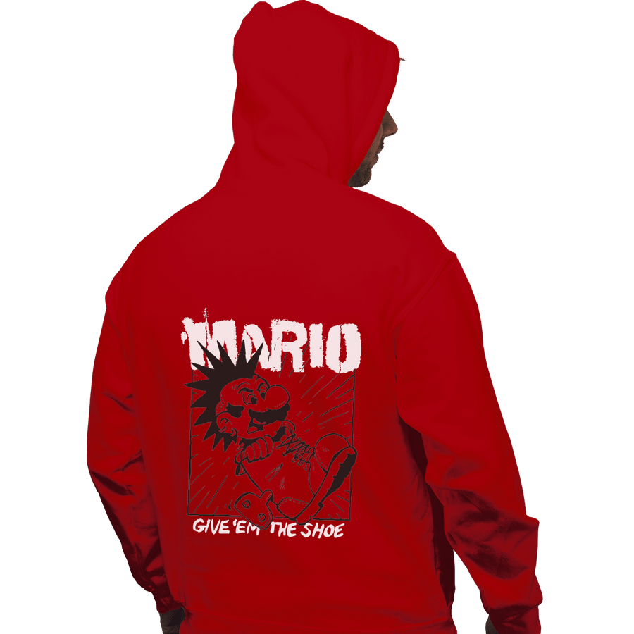 Shirts Pullover Hoodies, Unisex / Small / Red Give 'Em The Shoe