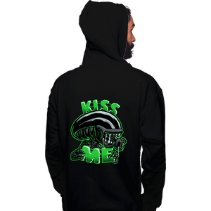 Daily_Deal_Shirts Pullover Hoodies, Unisex / Small / Black Kiss Me