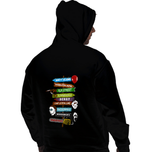 Daily_Deal_Shirts Pullover Hoodies, Unisex / Small / Black Horror Town