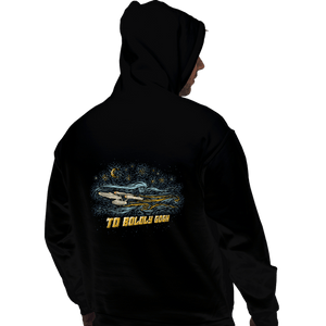 Daily_Deal_Shirts Pullover Hoodies, Unisex / Small / Black To Boldly Gogh