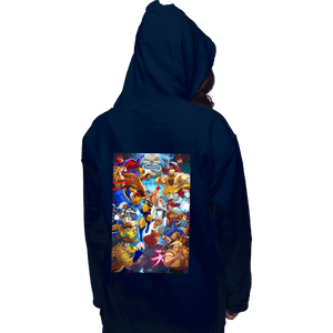Secret_Shirts Pullover Hoodies, Unisex / Small / Navy XMen V Street Fighter
