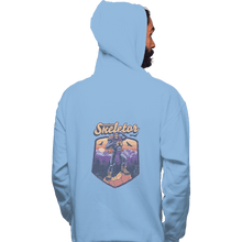 Load image into Gallery viewer, Shirts Zippered Hoodies, Unisex / Small / Royal Blue Outdoor Skeletor
