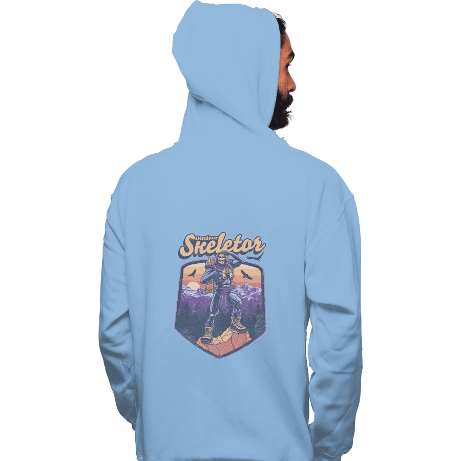 Shirts Zippered Hoodies, Unisex / Small / Royal Blue Outdoor Skeletor