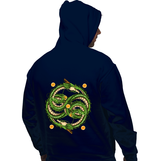 Daily_Deal_Shirts Pullover Hoodies, Unisex / Small / Navy Neverending Dragonball