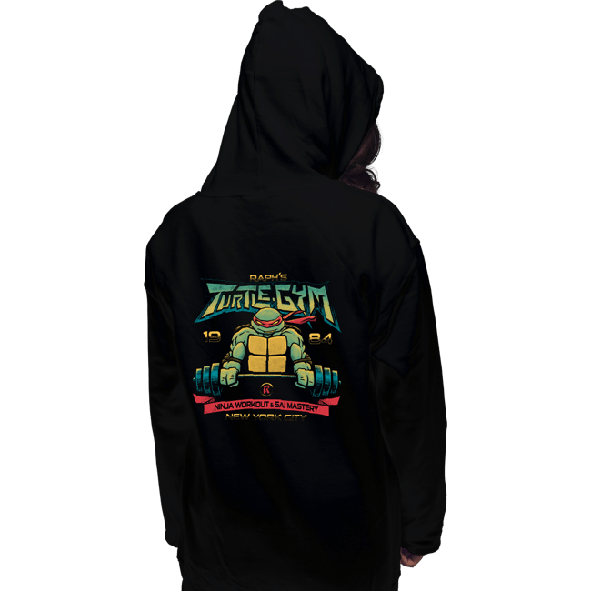 Daily_Deal_Shirts Pullover Hoodies, Unisex / Small / Black Raph's Turtle Gym