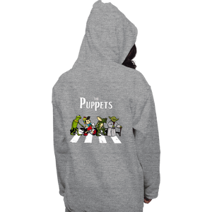 Daily_Deal_Shirts Pullover Hoodies, Unisex / Small / Sports Grey The Puppets