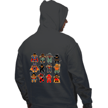 Load image into Gallery viewer, Daily_Deal_Shirts Pullover Hoodies, Unisex / Small / Charcoal Gingerbread Heroes and Villains
