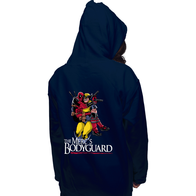 Daily_Deal_Shirts Pullover Hoodies, Unisex / Small / Navy The Merc's Bodyguard