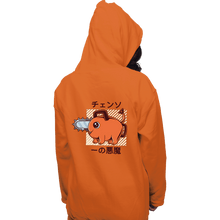 Load image into Gallery viewer, Shirts Pullover Hoodies, Unisex / Small / Orange Cute Devil Dog Big Size
