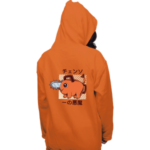 Shirts Pullover Hoodies, Unisex / Small / Orange Cute Devil Dog Big Size