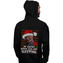 Load image into Gallery viewer, Secret_Shirts Pullover Hoodies, Unisex / Small / Black Sleeping Sweater
