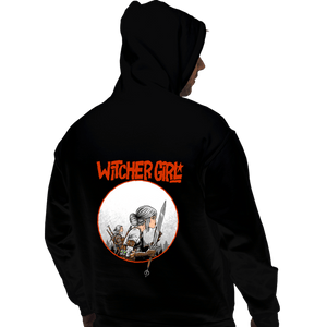 Daily_Deal_Shirts Pullover Hoodies, Unisex / Small / Black Witcher Girl