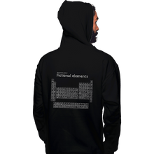 Load image into Gallery viewer, Daily_Deal_Shirts Pullover Hoodies, Unisex / Small / Black Peroidic Table Of Fictional Elements
