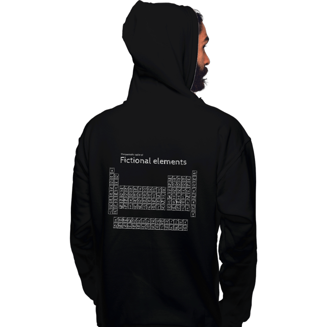 Daily_Deal_Shirts Pullover Hoodies, Unisex / Small / Black Peroidic Table Of Fictional Elements