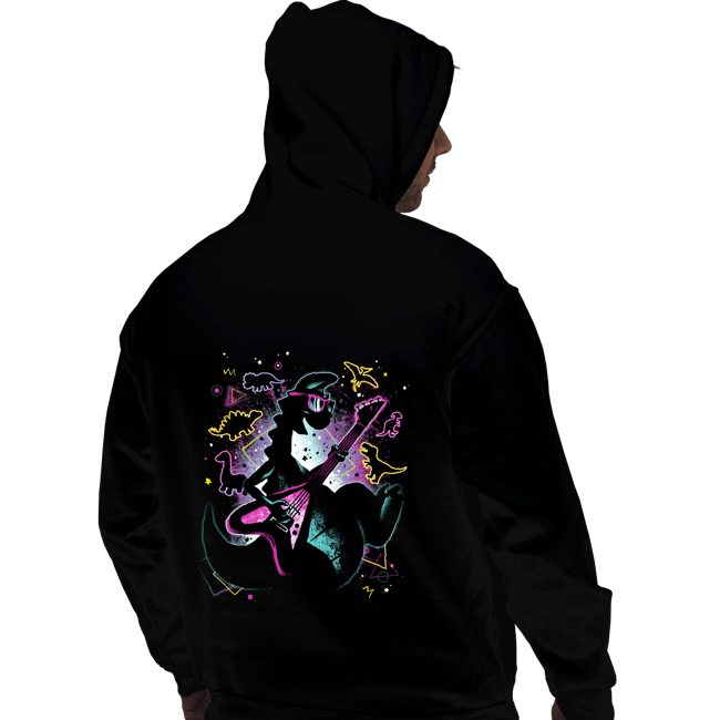Daily_Deal_Shirts Pullover Hoodies, Unisex / Small / Black The Last Dinosaur
